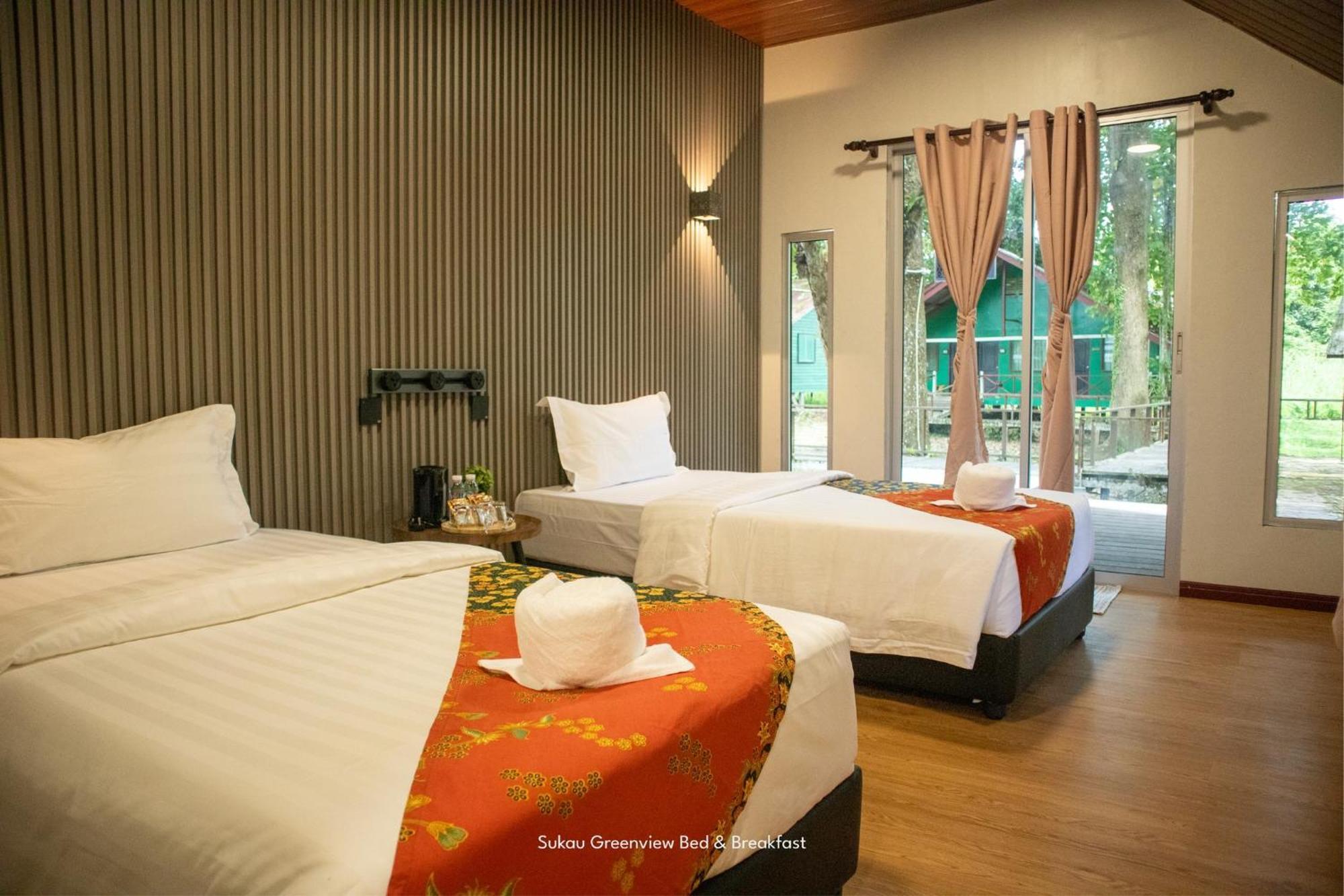 ซูเกา กรีนวิว เบ้ด แอนด์ เบคฟราสต์ Bed & Breakfast Sukau ภายนอก รูปภาพ